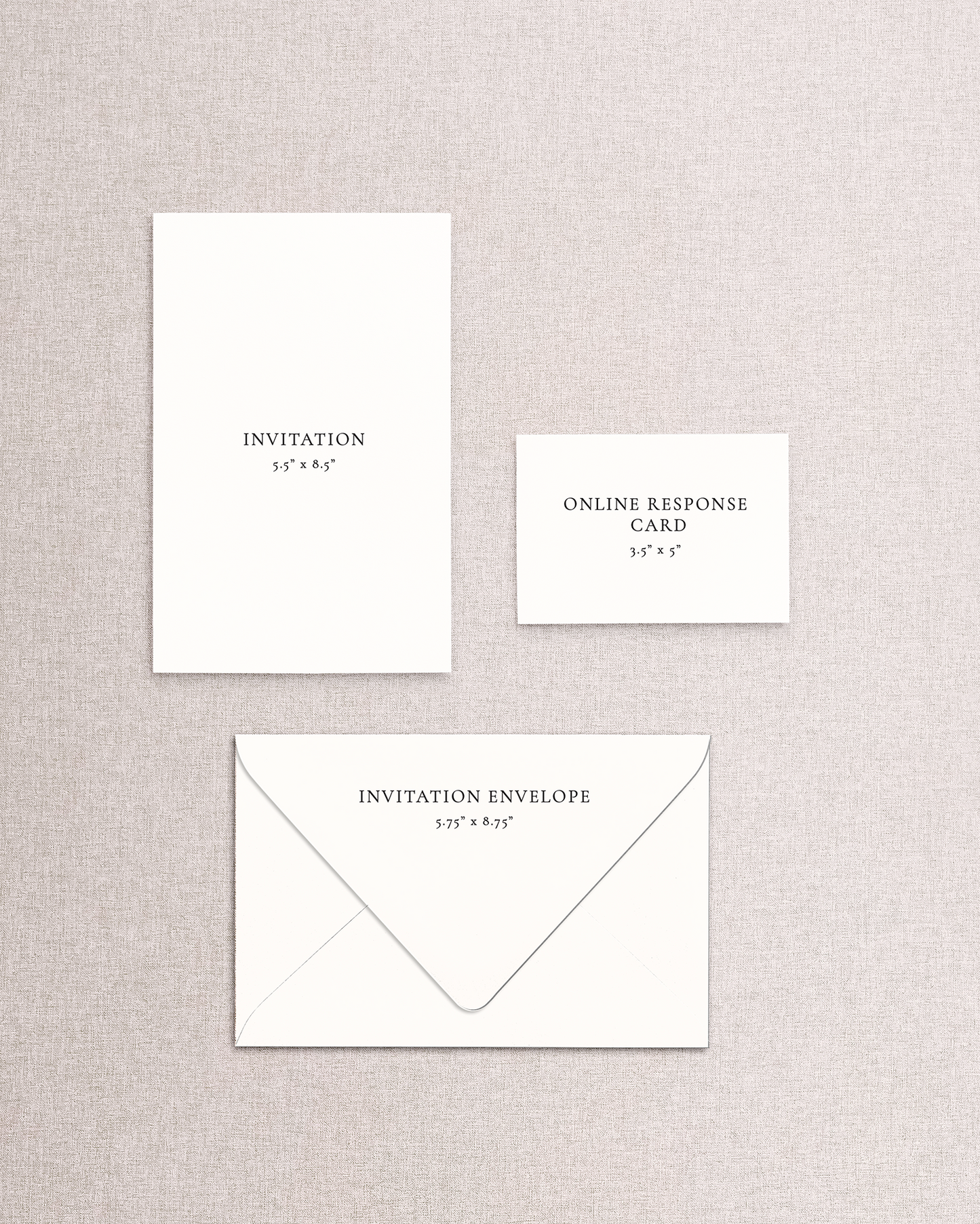 Vivienne Invitation Suite - 3 Piece Package