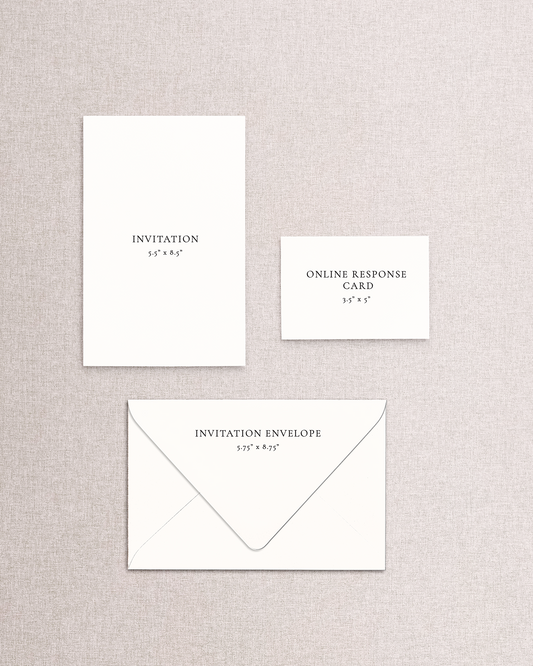 Lillian Invitation Suite - 3 Piece Package