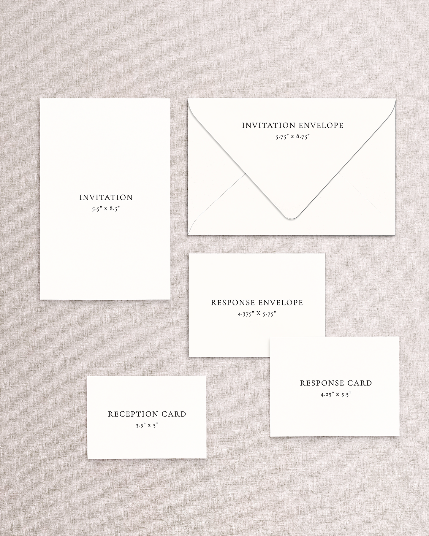 Abigail Invitation Suite - 5 Piece Package
