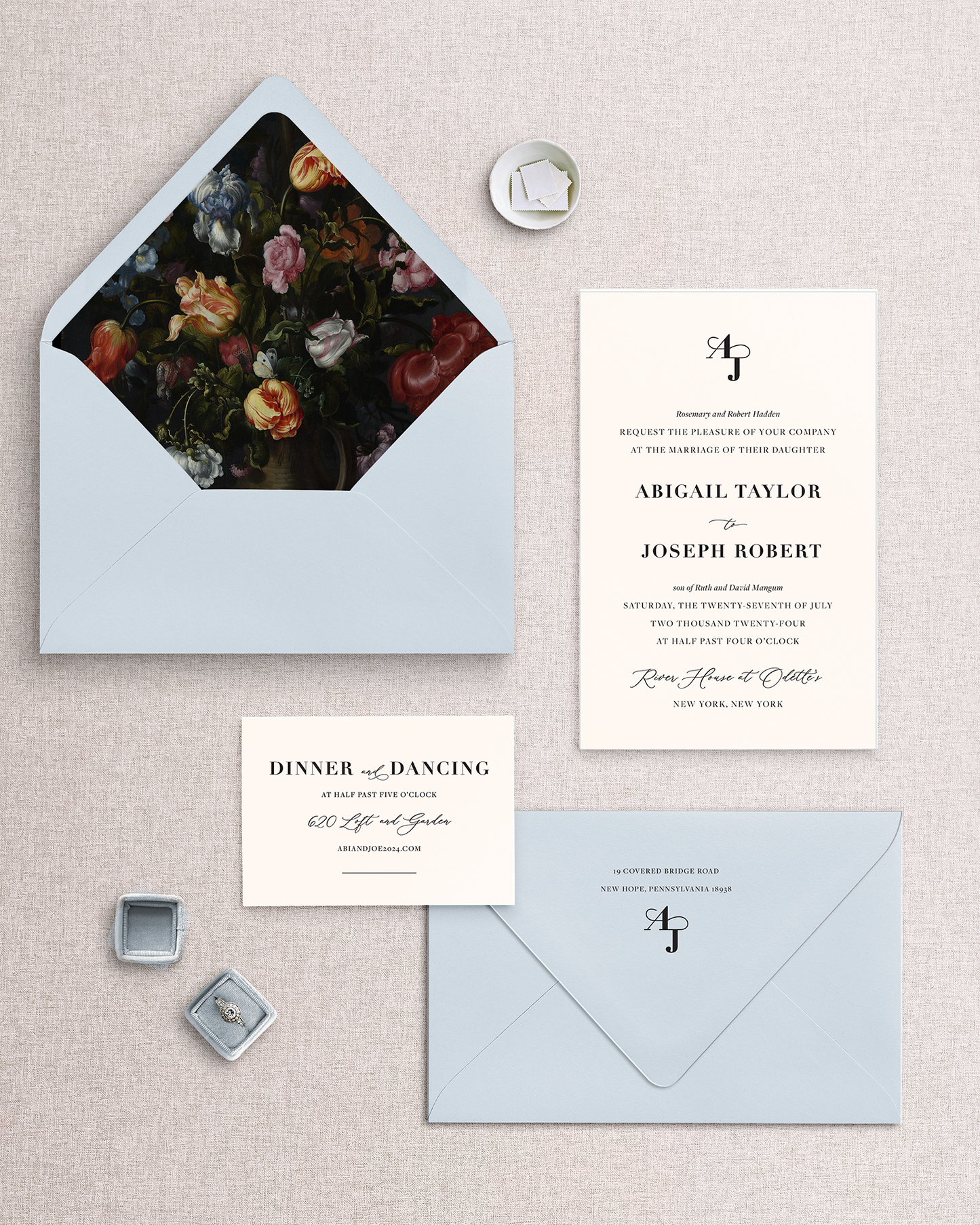 Abigail Invitation Suite - 3 Piece Package