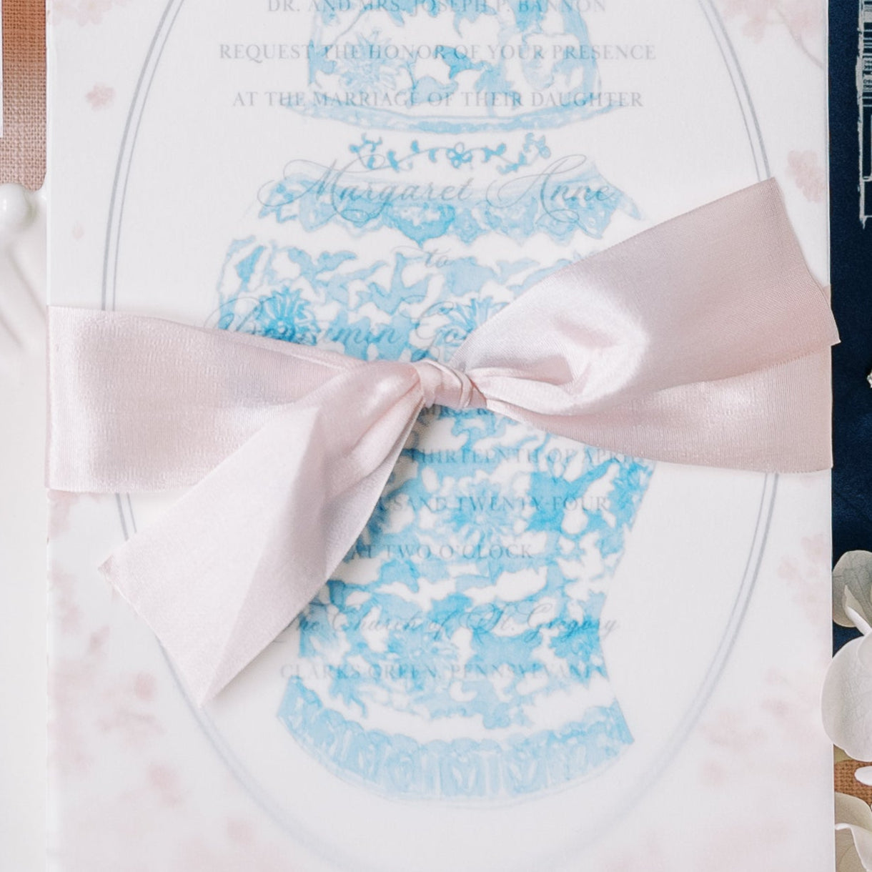 Silk Ribbon for Wedding Invitations