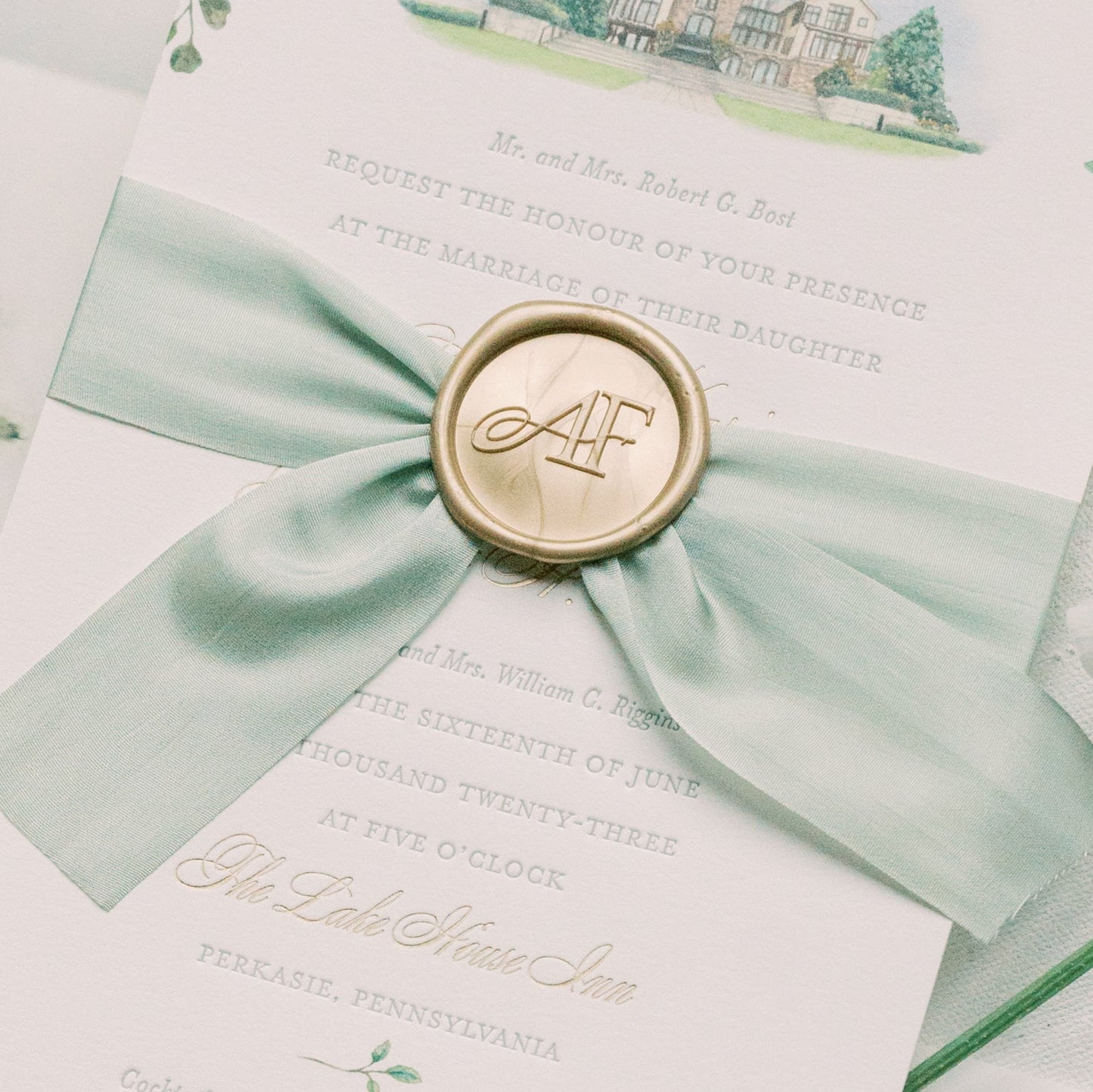 Silk Ribbon for Wedding Invitations