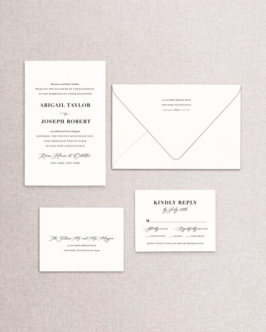 Abigail Invitation Suite - 4 Piece Package