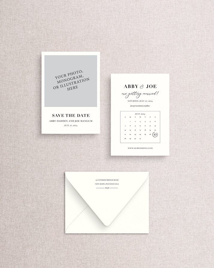 Polaroid Save the Date – Base