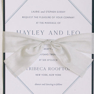 Silk Ribbon for Wedding Invitations