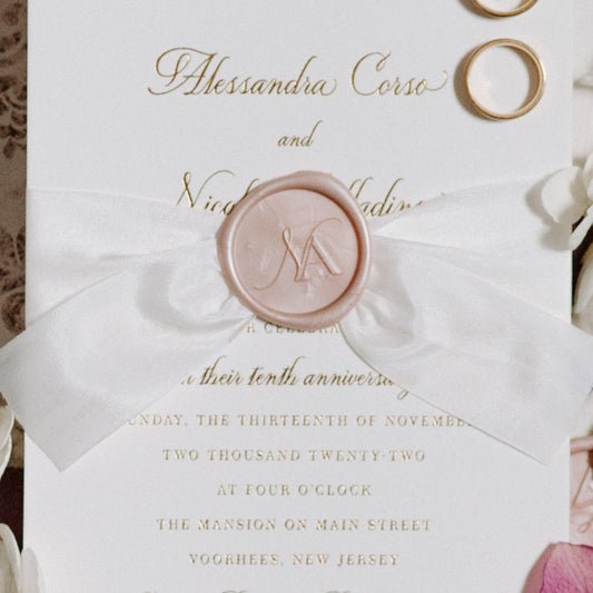 Custom Wax Seals for Wedding Invitations